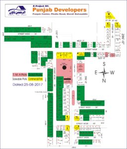 Al-Rehman Town Mandi Bahauddin Map