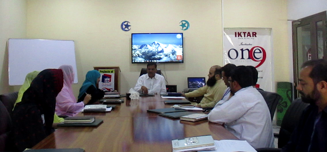 Weekly Staff Meeting in Office Punjab Developers