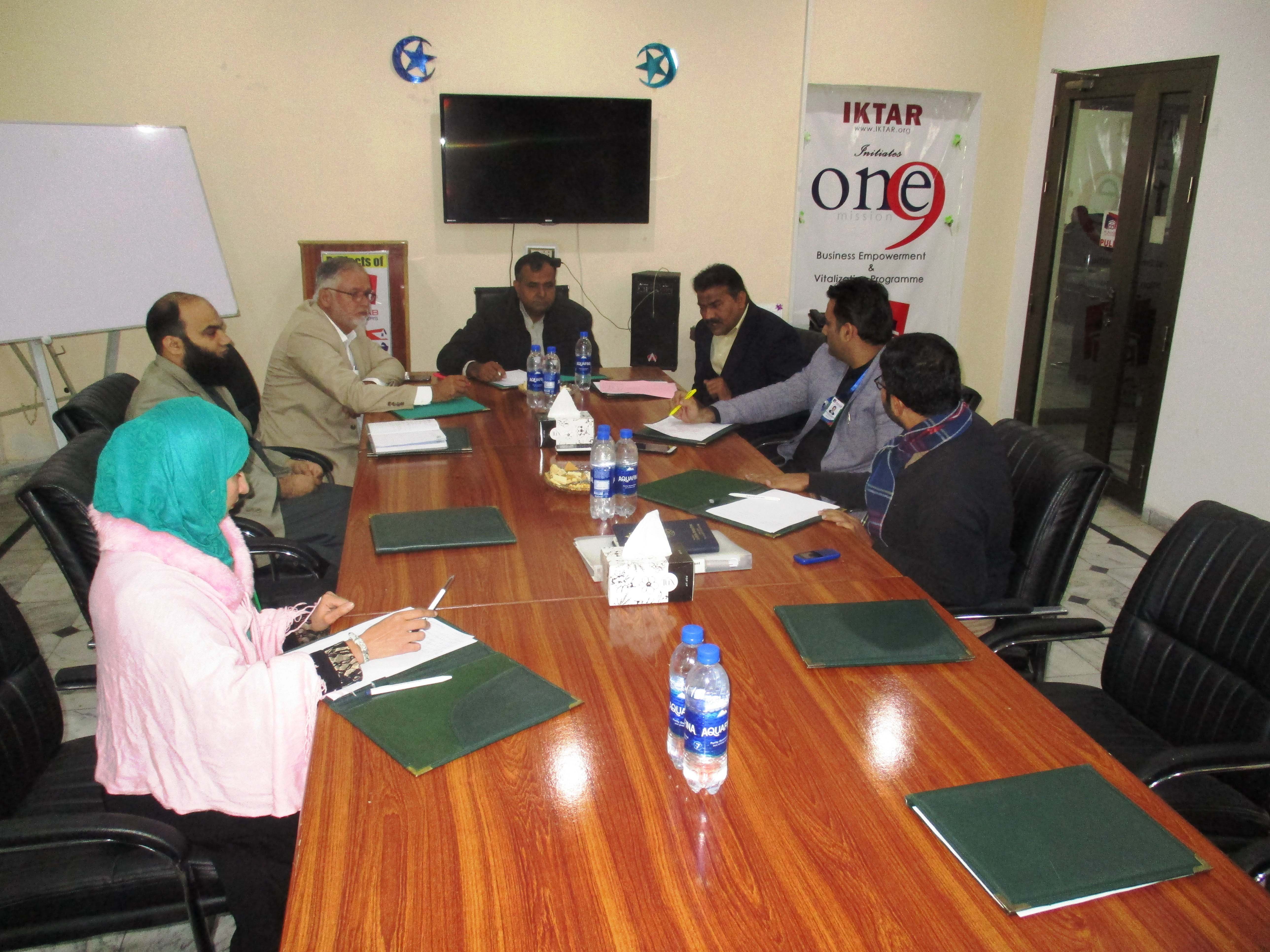 Weekly BODs Meeting in Office Punjab Developers